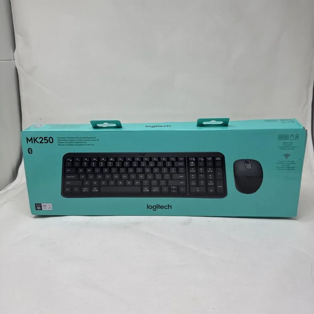 Logitech MK250 Compact Bluetooth Wireless Mouse and Keyboard Combo